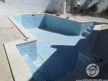 Réception Piscine au zone touristique MIDOUN -                            Vente
                           Notre Chantiers Djerba